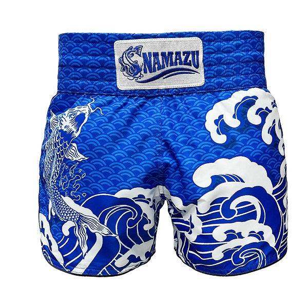 Namuzu Muay Thai Muay Thai Shorts Namazu Koi Fish Muay Thai Shorts Blue