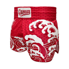 Namuzu Muay Thai Muay Thai Shorts Namazu Koi Fish Muay Thai Shorts Red