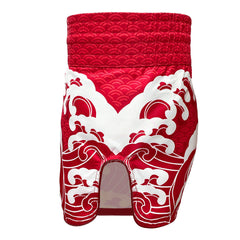 Namuzu Muay Thai Muay Thai Shorts Namazu Koi Fish Muay Thai Shorts Red
