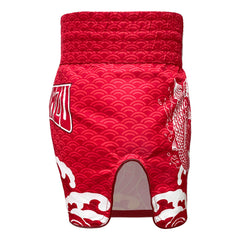 Namuzu Muay Thai Muay Thai Shorts Namazu Koi Fish Muay Thai Shorts Red