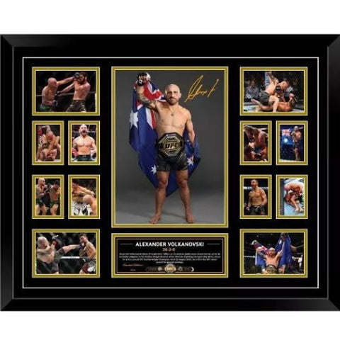 Alex Volkanovski UFC Signed Photo Frame Limited Edition
