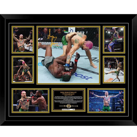 Sean SUGA O'Malley Signed & Framed UFC Photo