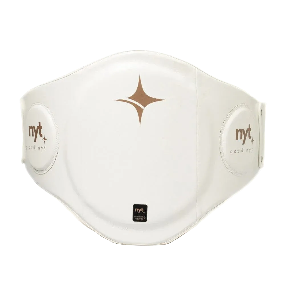 NYT Collection Body Protectors NYT Muay Thai Belly Pad White