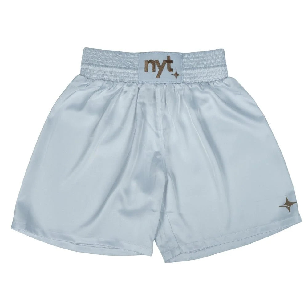 NYT Collection Boxing Shorts & Singlets NYT Satin Boxing Shorts White