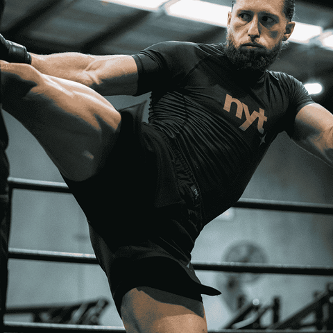 NYT Collection MMA Shorts NYT No-GI 2 Layer Fight Shorts