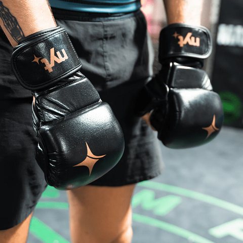 NYT Collection MMA Sparring Gloves NYT Leather 7oz MMA Sparring Gloves