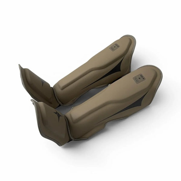 NYT Collection Shin Guards NYT Muay Thai Shin Guards Sand Smoke
