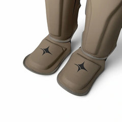 NYT Collection Shin Guards NYT Muay Thai Shin Guards Sand Smoke
