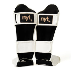 NYT Collection Shin Guards NYT Muay Thai Shin Guards White