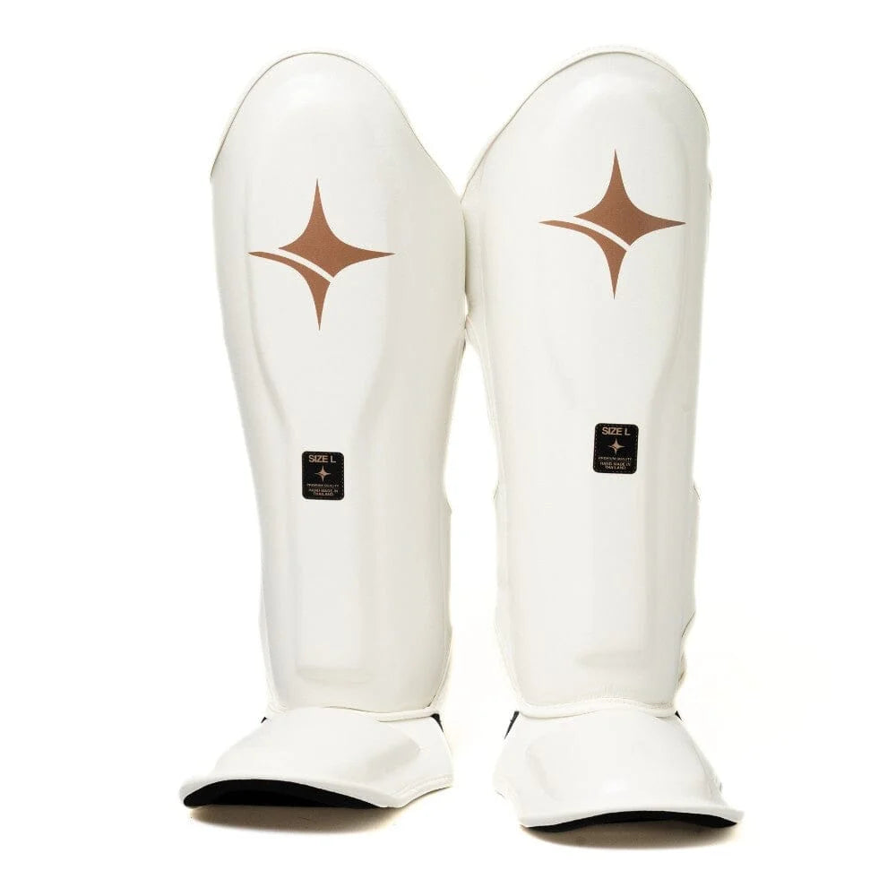 NYT Collection Shin Guards NYT Muay Thai Shin Guards White