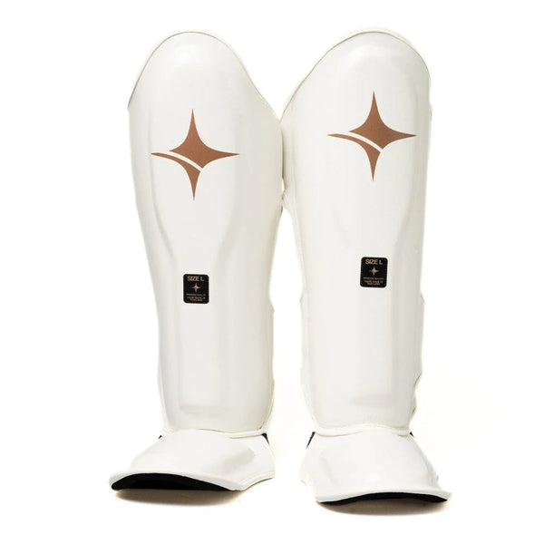 NYT Collection Shin Guards NYT Muay Thai Shin Guards White