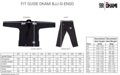 Okami Fightwear BJJ Gis OKAMI BJJ Gi Enso Black