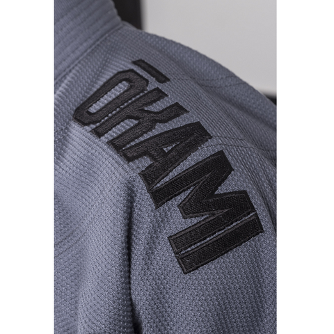 Okami Fightwear BJJ Gis Okami BJJ Gi Kanji NextGen Limited Gray