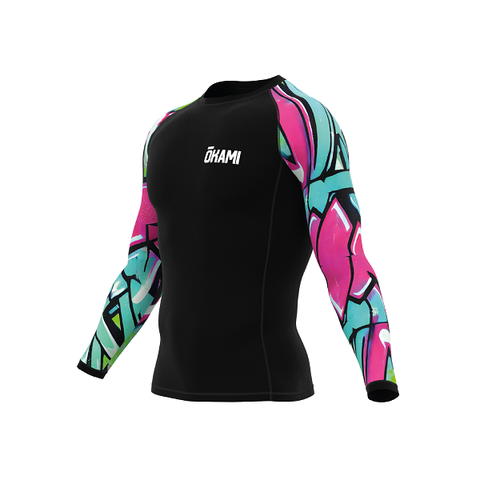 Okami Fightwear Longsleeve Rash Guard Okami Rasguard Long Sleeved Urban Vibe
