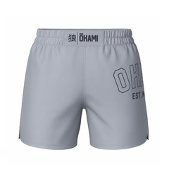 Okami Fightwear MMA Shorts Okami Fightshorts Logo Grey