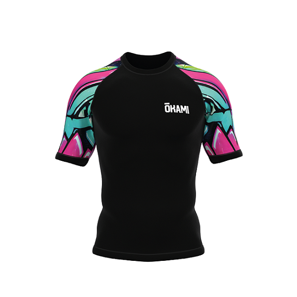 Okami Fightwear Short Sleeve Rashguards Okami Rasguard Short Sleeved Urban Vibe
