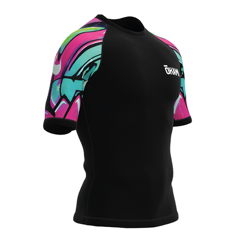 Okami Fightwear Short Sleeve Rashguards Okami Rasguard Short Sleeved Urban Vibe
