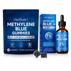 One Btanicl Supplements LCG Labs Methylene Blue Drops & Gummies Combo