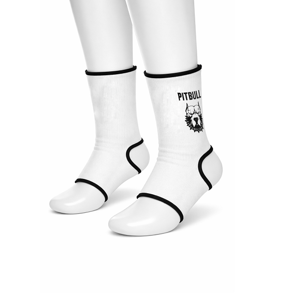Pitbull Muay Thai Ankle Supports - White