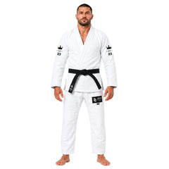 Pitbull BJJ Gis Pitbull Fight Gear Sponsored BJJ Gi White