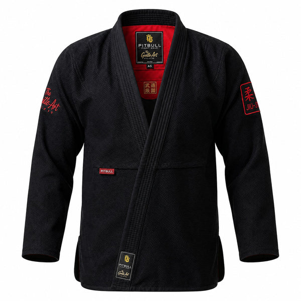 Pitbull BJJ Gis Pitbull The Gentle Art BJJ Gi Black
