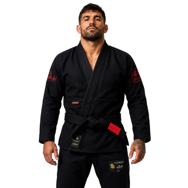 Pitbull BJJ Gis Pitbull The Gentle Art BJJ Gi Black