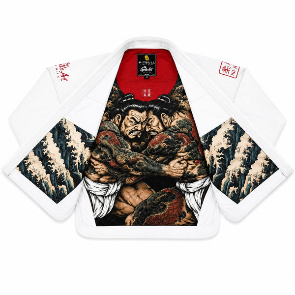 Pitbull BJJ Gis Pitbull The Gentle Art BJJ Gi White