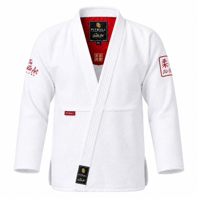 Pitbull The Gentle Art BJJ Gi White