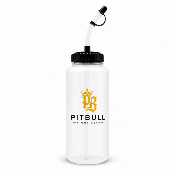 Pitbull Cornerman Water Bottle With Straw
