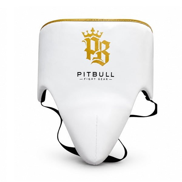 Pitbull Pure Gold Groin Guard White