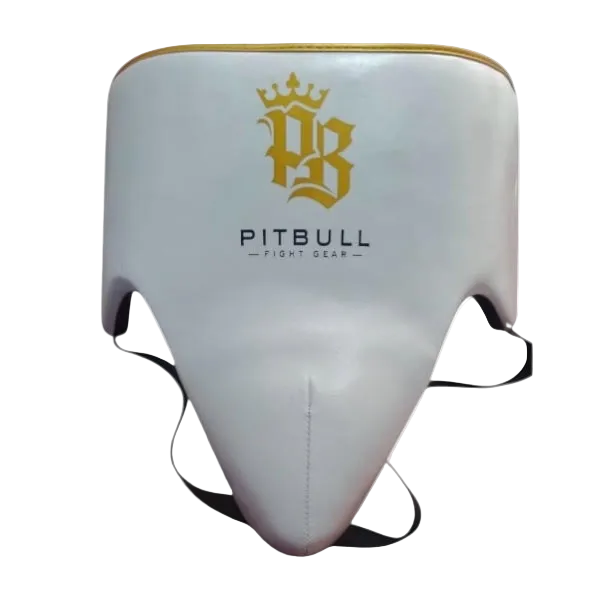 Pitbull Pure Gold Groin Guard White