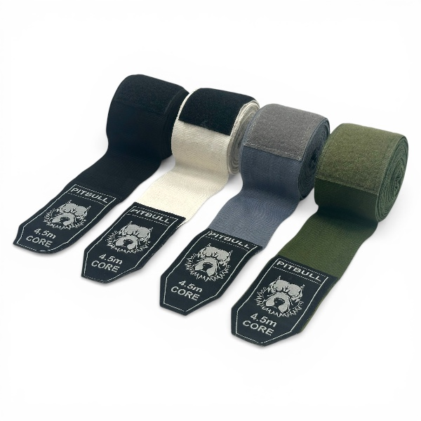 Pitbull Core Semi Elastic Hand Wraps 4.5m