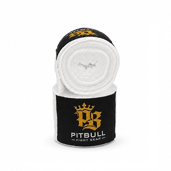 Pitbull Hand Wraps & Accessories White Pitbull Pure Gold Hand Wraps 4m