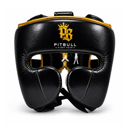 Pitbull Pure Gold Headgear Black