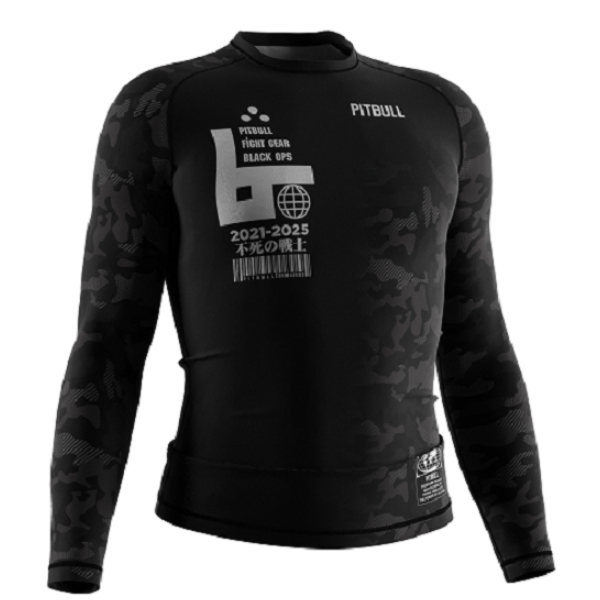 Pitbull Black Ops Long Sleeve Rashguard