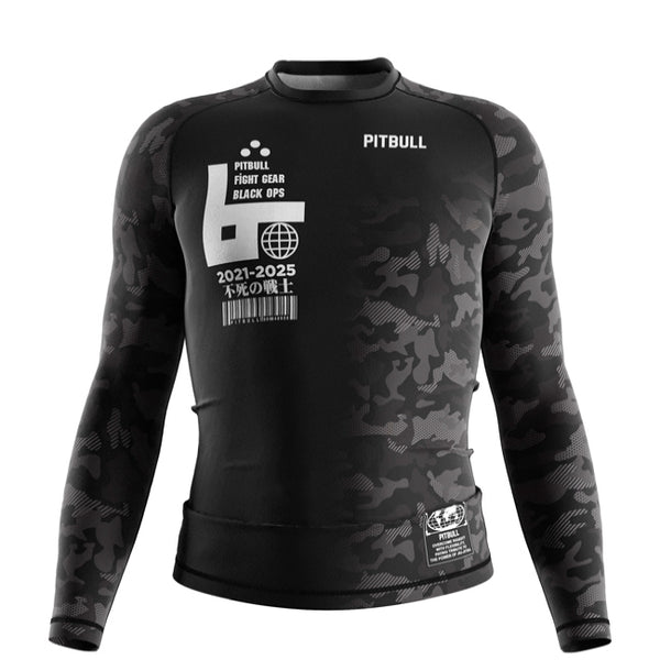 Pitbull Longsleeve Rash Guard Pitbull Black Ops Long Sleeve Rashguard