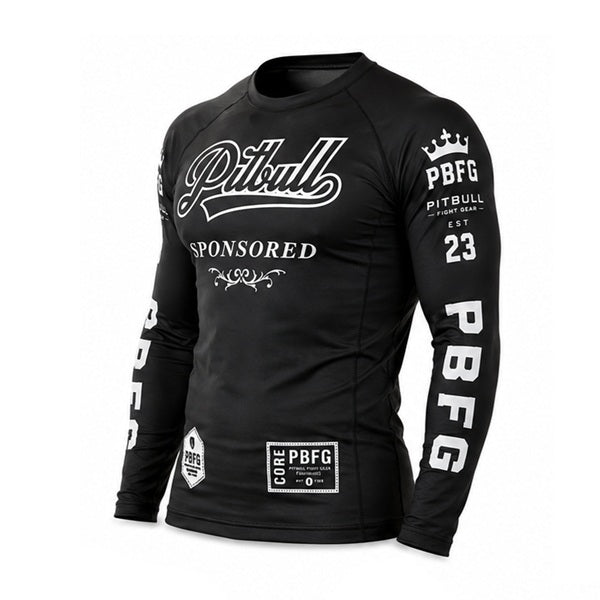 Pitbull Longsleeve Rash Guard Pitbull Sponsored Long Sleeve Rashguard