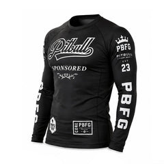 Pitbull Longsleeve Rash Guard Pitbull Sponsored Long Sleeve Rashguard