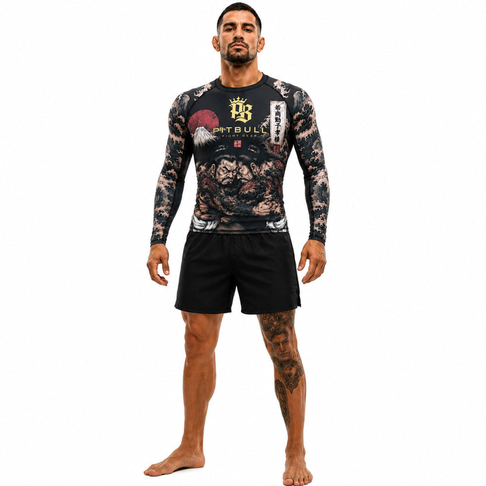 Pitbull Longsleeve Rash Guard Pitbull The Gentle Art Long Sleeve Rashguard