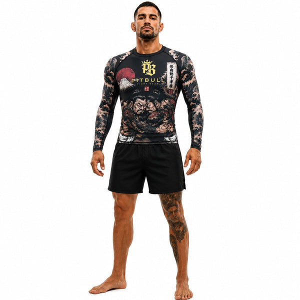 Pitbull Longsleeve Rash Guard Pitbull The Gentle Art Long Sleeve Rashguard