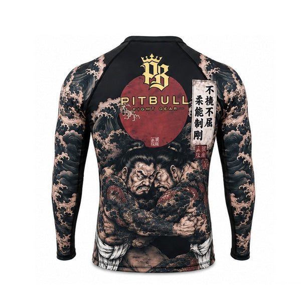 Pitbull Longsleeve Rash Guard Pitbull The Gentle Art Long Sleeve Rashguard