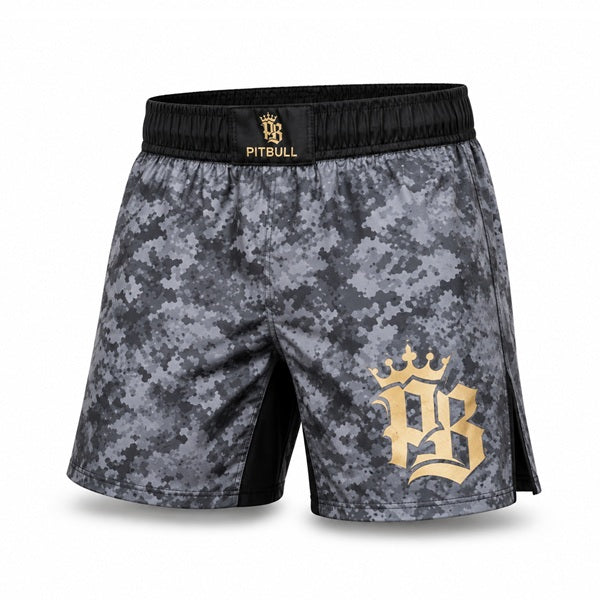 Pitbull MMA Shorts Pitbull PBFG MMA Grappling Shorts Grey