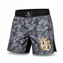 Pitbull MMA Shorts Pitbull PBFG MMA Grappling Shorts Grey