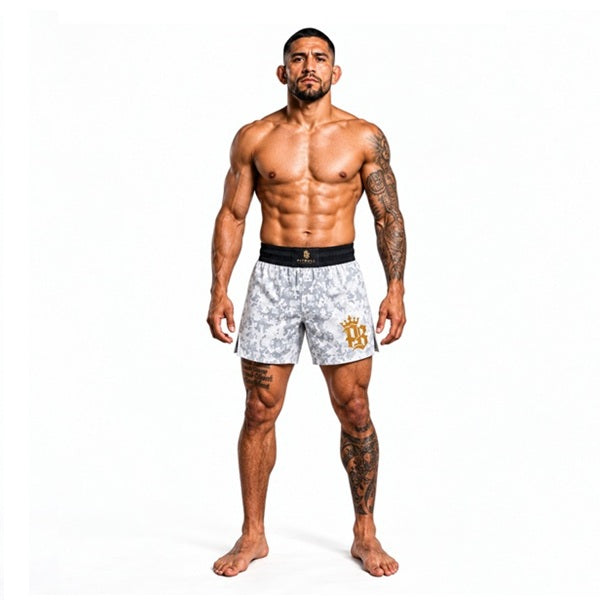 Pitbull PBFG MMA Grappling Shorts White
