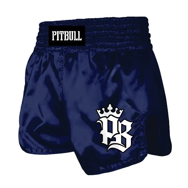 Pitbull Muay Thai Shorts Pitbull Basics Muay Thai Shorts Navy