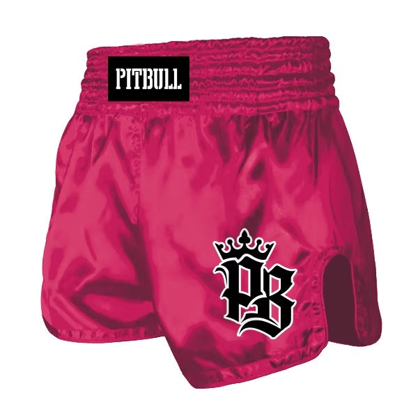 Pitbull Basics Muay Thai Shorts Pink