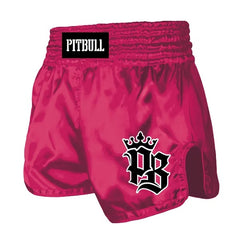 Pitbull Muay Thai Shorts Pitbull Basics Muay Thai Shorts Pink