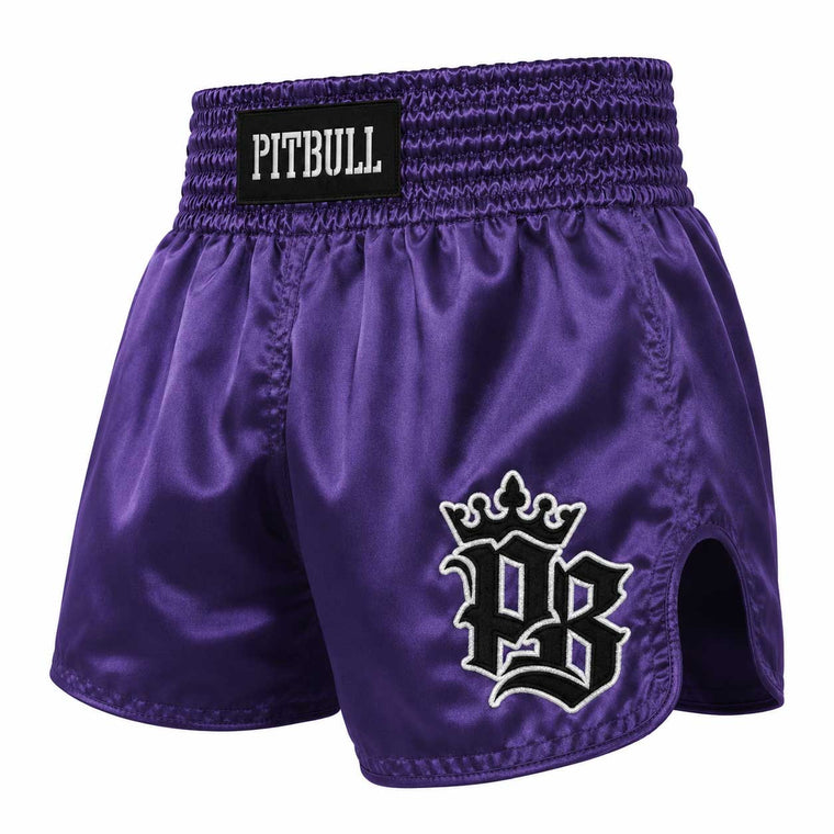 Pitbull Basics Muay Thai Shorts Purple
