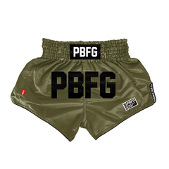 Pitbull Muay Thai Shorts Pitbull Core Muay Thai Shorts Army Green