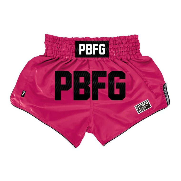 Pitbull Core Muay Thai Shorts Pink